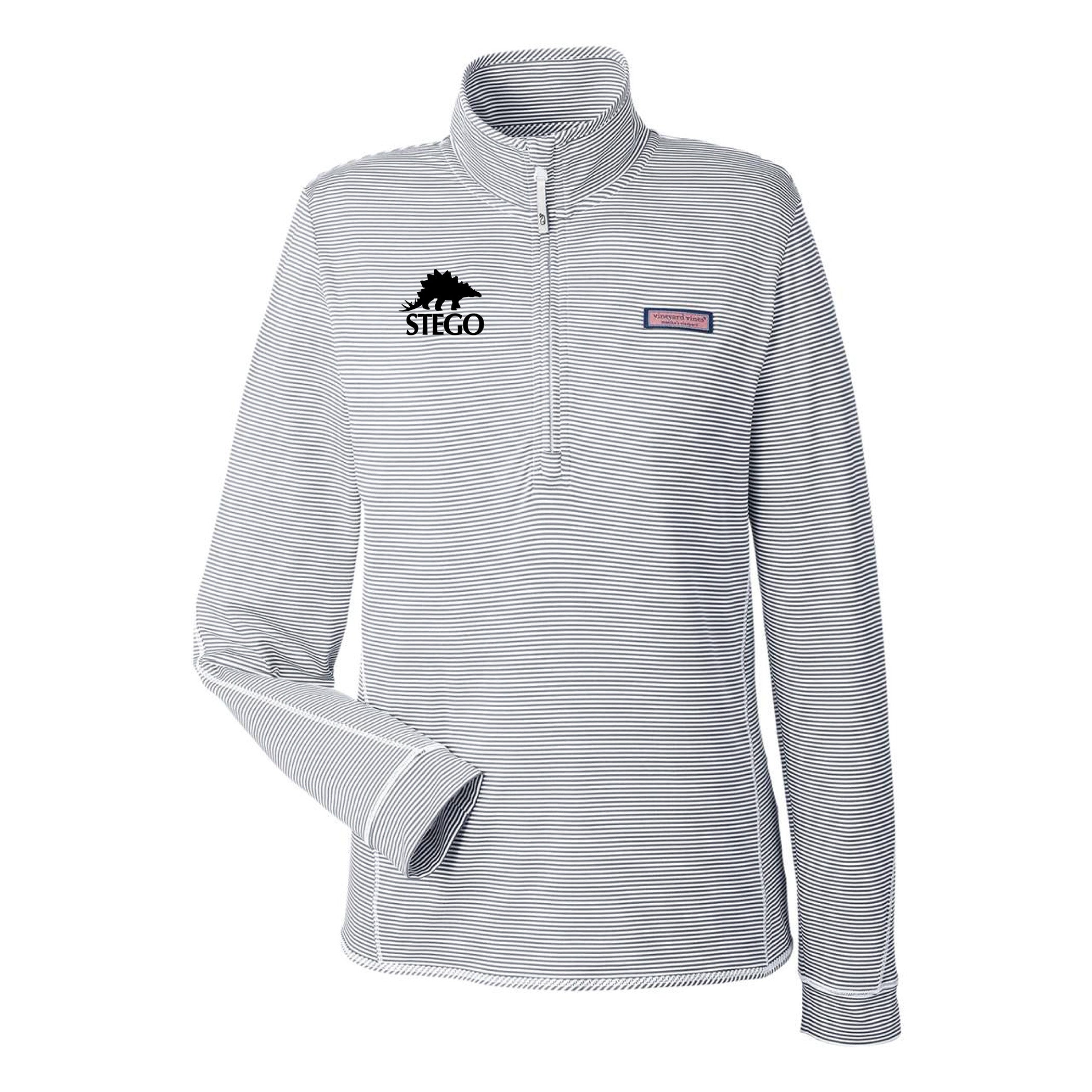 Vineyard Vines - Ladies' Microstripe Sankaty Half-Zip Pullover