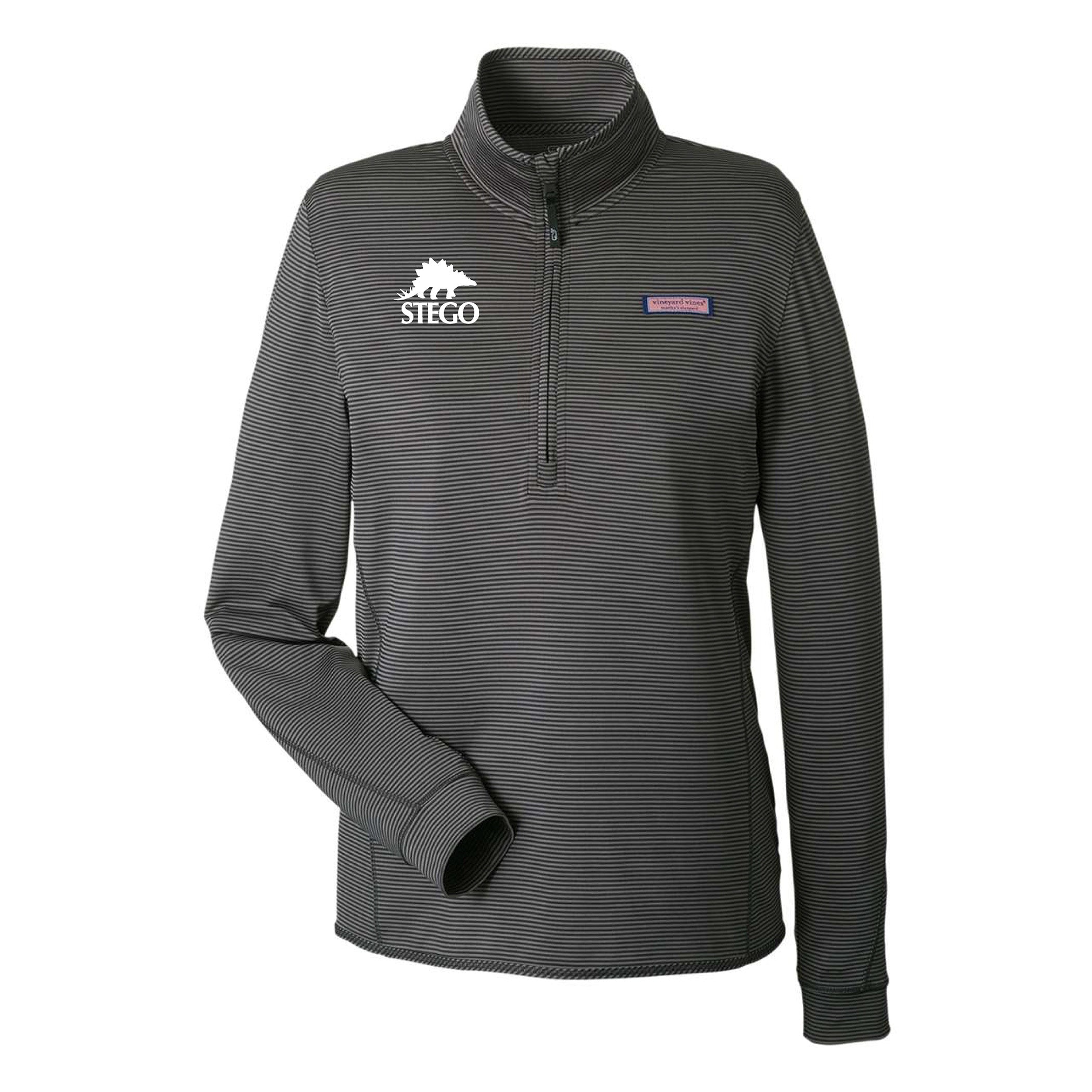 Vineyard Vines - Ladies' Microstripe Sankaty Half-Zip Pullover