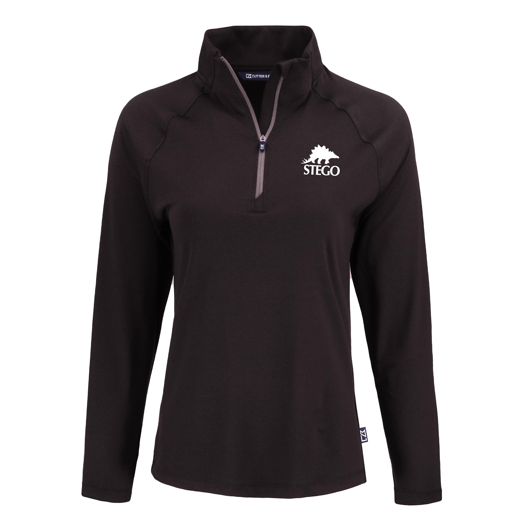 Cutter & Buck - Coastline Recycled Double Peached Ladies' Quarter Zip Pullover