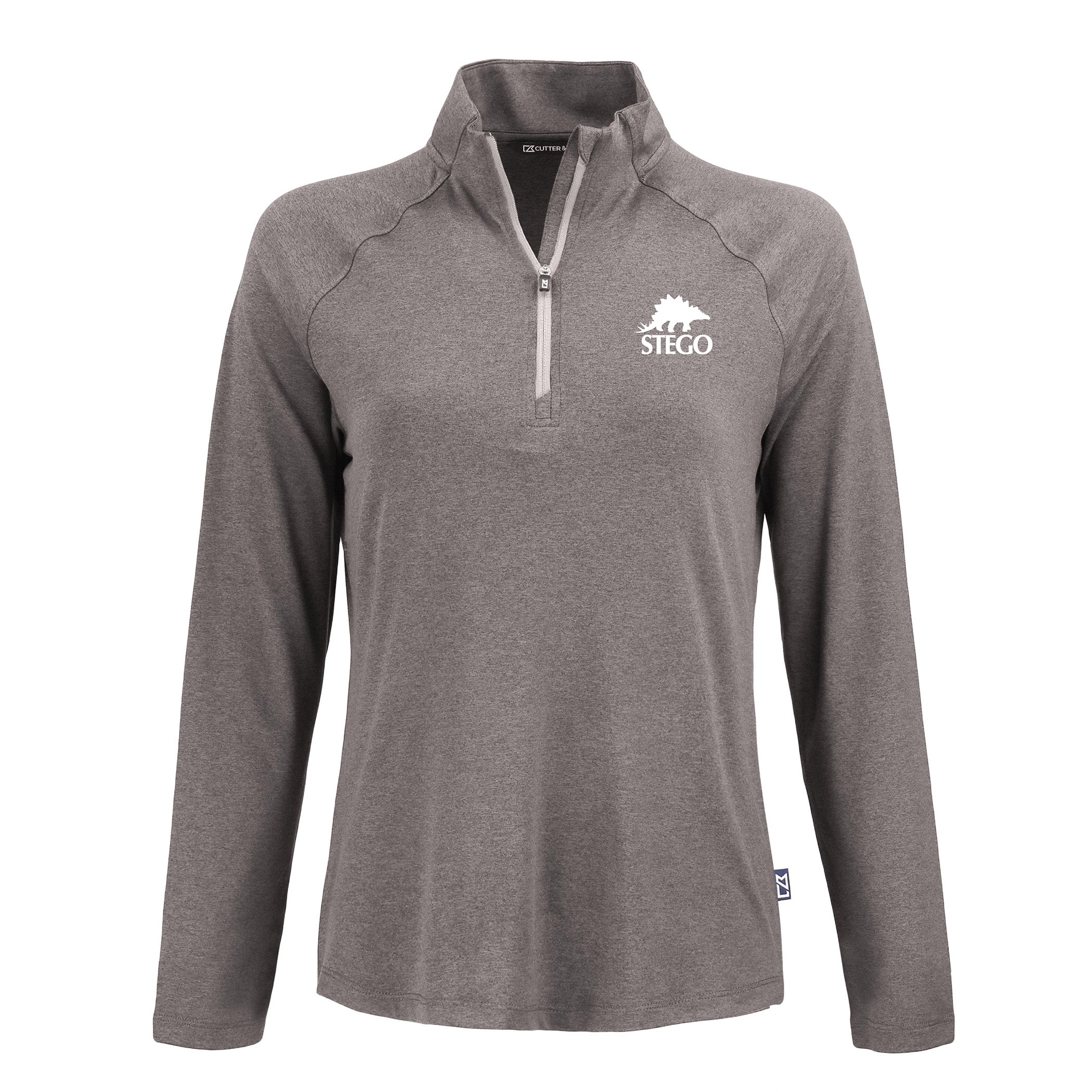 Cutter & Buck - Coastline Recycled Double Peached Ladies' Quarter Zip Pullover