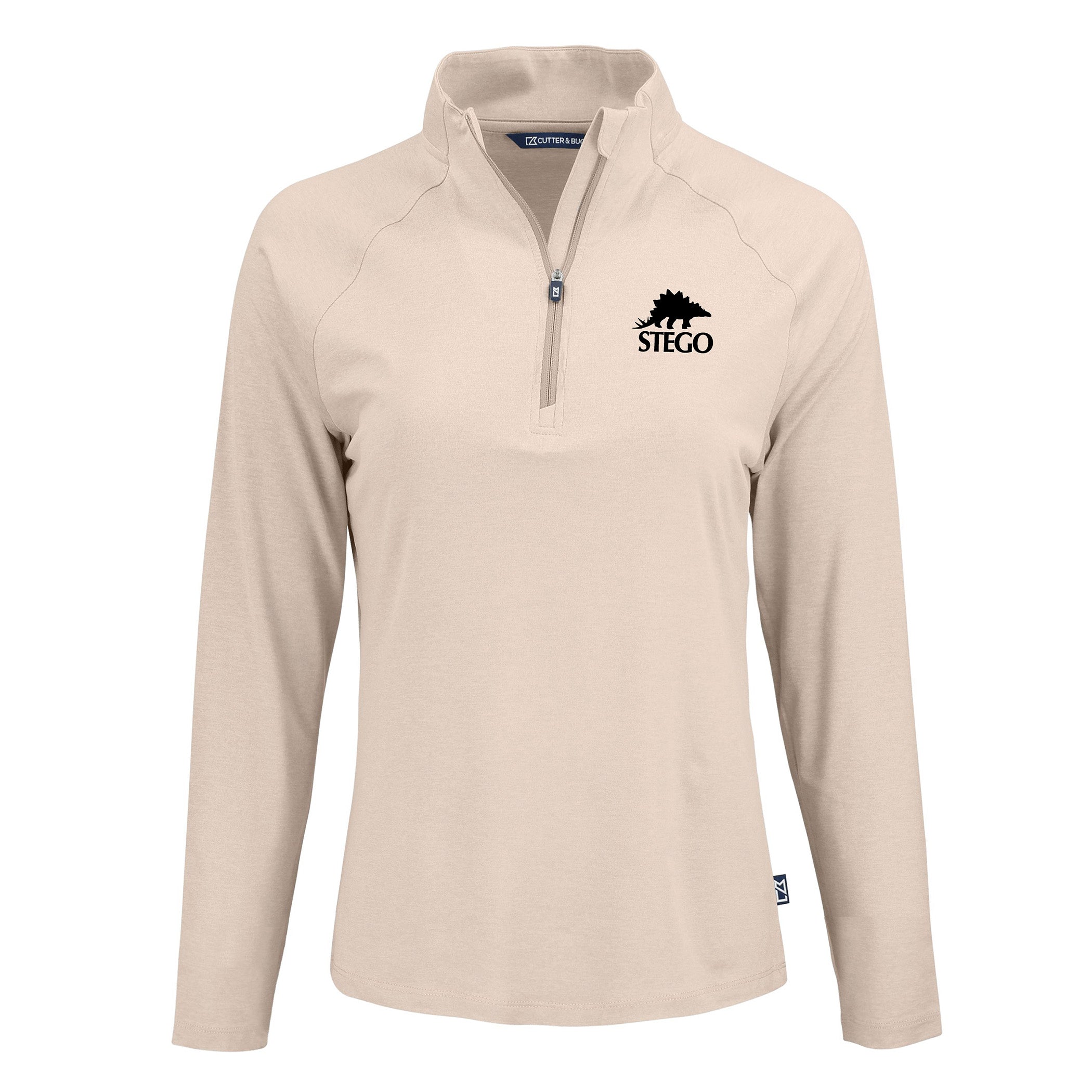 Cutter & Buck - Coastline Recycled Double Peached Ladies' Quarter Zip Pullover