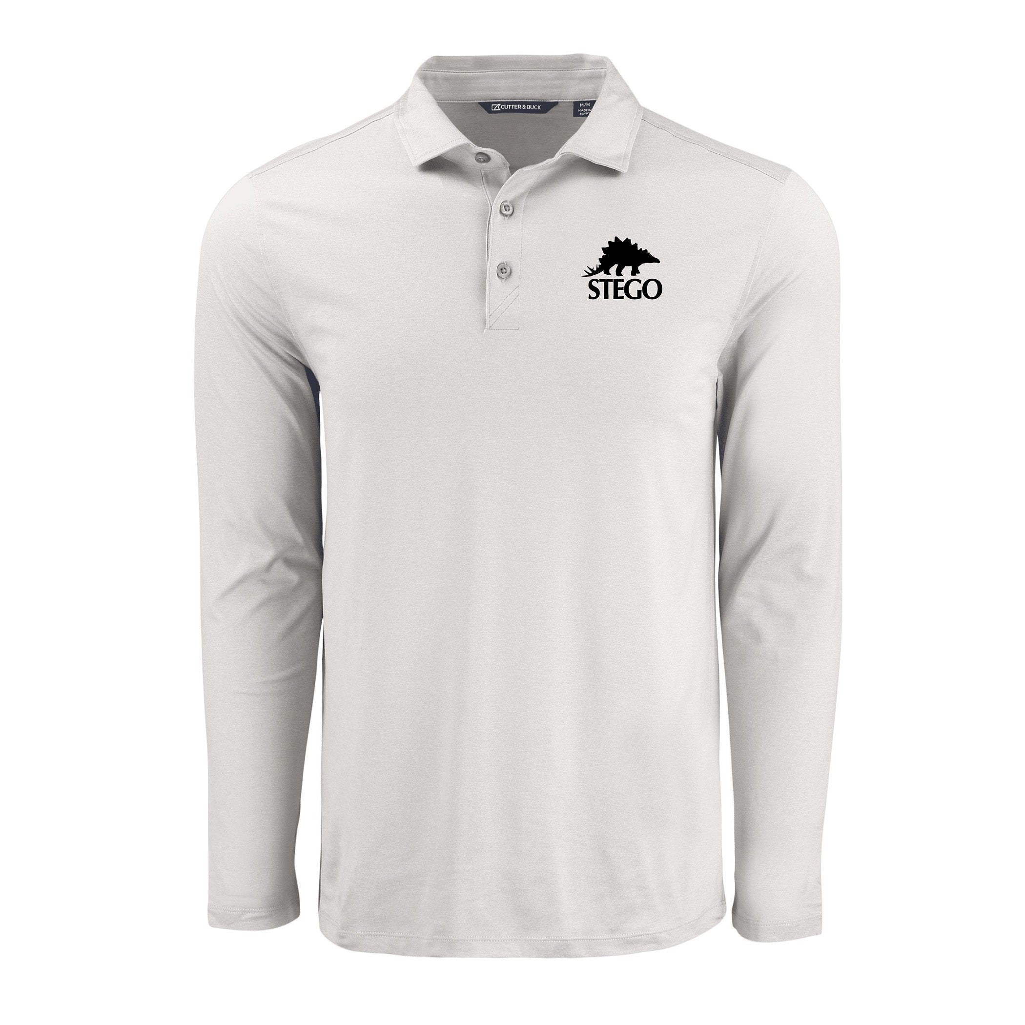 Cutter & Buck - Coastline Recycled Double Peached Men's Long Sleeve Polo