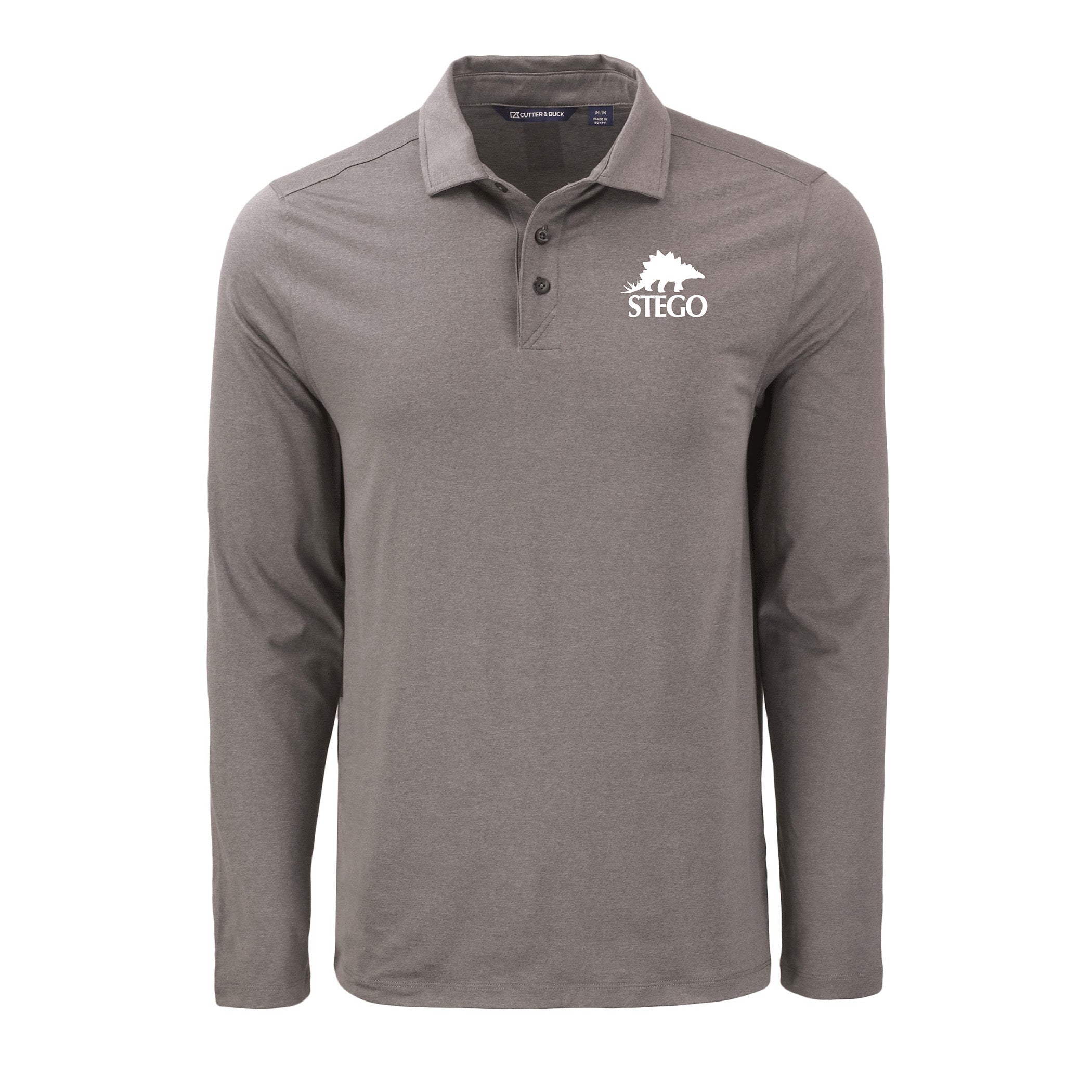 Cutter & Buck - Coastline Recycled Double Peached Men's Long Sleeve Polo